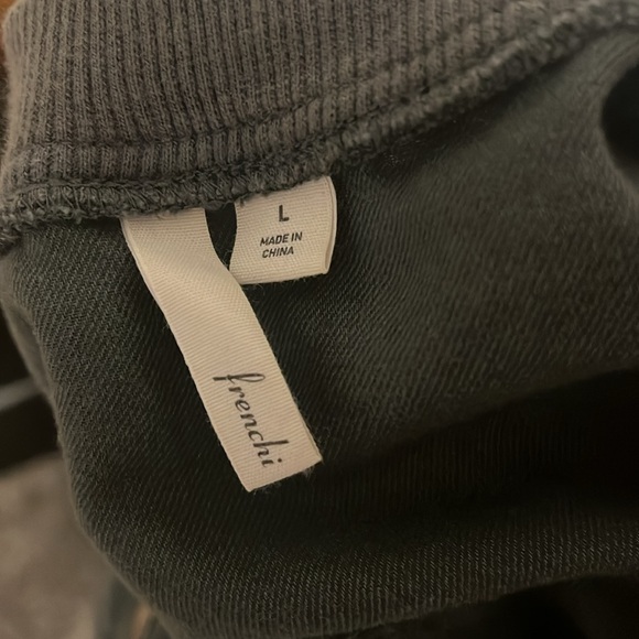 Frenchi cropped long sleeve light jacket/top sz L - Picture 7 of 11